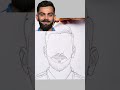 How to draw Virat Kohli Drawing #drawing #viratkohli #art