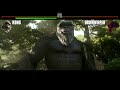 Kong Vs Drownviper Battle Scene 4K with Health Bar