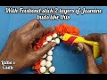 DIY Artificial jasmine and kanagambaram (Firecracker flower) Veni with making of jasmine buds