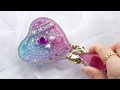 Magic comb that makes your hair soft ✨ Bling Bling Portable comb making DIY💜