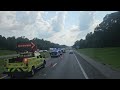 #068 Another tragedy. Motorcyclist lost his life. I 40 north of Memphis, TN/EarthSun Trucker