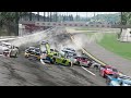 NASCAR Racing Crashes #34 (2024 Edition) - BeamNG Drive