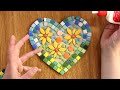 Indoor Mosaic Project: Summer Sunflowers Wall Hanging