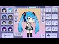 How to make miku hatsune in gacha life