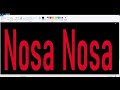 Nosa Nosa