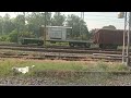Double Engine Add a Indian Railways Goods Train BCN Empty rake Total Load 42+1 departure from yard