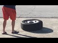 Setting a bead on a tire using fire