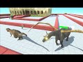 ESCAPE FROM ALIEN PARACERATHERIUM #6 - Animal Revolt Battle Simulator - ARBS