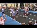 Claire cheering with the mini Pates