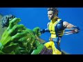 HULK VS WOLVERINE STOP MOTION FILM #viral #epic #marvel #figures #wolverine #hulk #fight