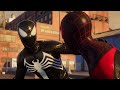 3 Spider-Man With Black Suit Transformations Scene - Marvel’s Spider-Man 2 (NG+)