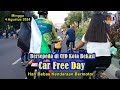 Olahraga di Jalan Raya Kota Bekasi Jawa Barat saat Car Free Day (Hari Bebas Kendaraan Bermotor)