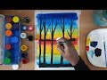 Acrylic painting for beginners #watercolorpainting #postercolor #acrylicpainting