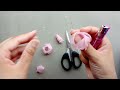 DIY: How to make an adorable fabric rose flower in just few minutes! | DIY Flower