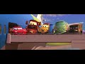 Cars 2 McQueen and his crew gettin ready 1080p HD Quality