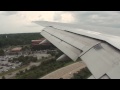 Delta 757 Cloudy and Bumpy Approach into Atlanta (KATL) *HD wingview with ATC!*