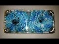 Gorgeous 3D Bloom in Blue Trinket Tray @beebeecraft  #fuhitim #diy #epoxyresin #asmr #3dbloom