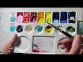 WATERCOLOR COMPARISON ~ COBALT TURQUOISE Watercolor Swatch Sesh