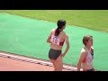 藏重みう・石堂陽奈など  予選  女子100m  西日本インカレ陸上2024