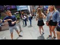 The Giant Hot Dog art in Times Square with former Congressman Anthony Weiner