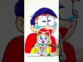 Nobita Mind Refresh💛💯|| Nobita drawing #shorts #doraemon