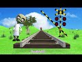 【踏切アニメ】あぶない電車 5 Train🚦 Fumikiri 3D Railroad Crossing Animation #1