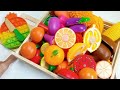How to Cutting Wooden & Plastic Fruit Vegetables, Kiwi, Tomato | Satisfying Video Squishy ASMR