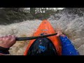 Kayaking down the Fairy Glen - Raw Gopro Pyranha ReactR