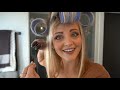 Voluminous Straight hair with Velcro Hair rollers! - Harmonize_Beauty