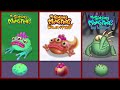 My Singing Monsters Vs Dawn Of Fire Vs The The Lost Landscapes | Redesign Comparisons - MSM