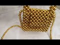 HOW TO MAKE A BEADED BAG / CUTE RED BAG DESIGN / TRENDY BEADED BAG'S / #diy #shorts #tutorial #bags