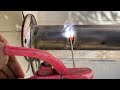 Learn to weld light pipes E7018