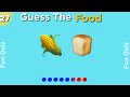 Guess The Food by Emoji 🥵🍫 | EMOJI QUIZ