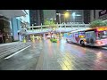 [4k ] baqiao / 新北板桥市雨天夜游 BANQIAO STATION AREA rain umbrella