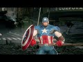 Hulk & Captain America (Blue) Vs Hulk & Captain America (Black) Fight | Marvel vs Capcom Infinite