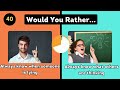 Would You Rather...? | Personality Edition |