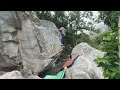 Diablo Overhang V4 - Malibu Tunnel Boulders