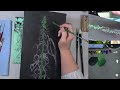 Learn to Paint a Wren on Foxglove Flowers -  Acrylic Painting LIVE Tutorial