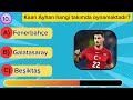 Türkiye millî futbol takım oyuncularını ne kadar tanıyorsun?Türkiye millî takım testi.