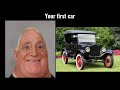 Mr  Incredible becoming old (Your first car)