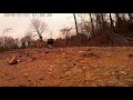 A bowling ball on 6lbs of tannerite