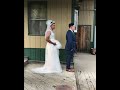 Groom waits for “first look” but it’s actually the best man in a wedding dress.