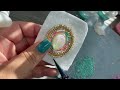 Beaded earring tutorial, video 2.