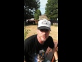 The Walking Dead star walker Michael Jaegers signing autographs.