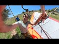 Hang Gliding crash - A tree saved my life - 4K
