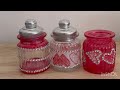 @Myhandcrafts-lo6qo DIY, beautiful jar decoration as valentine gift 💝