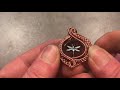 Wire wrap Dragon Fly charm tutorial