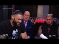 Roman Reigns questions Paul Heyman about Brock Lesnar - WWE RAW April 03, 2023