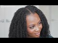 Hair Transformation! NO Wig, NO Leave Out | Natural Clip Ins style on short 4c Hair - curls queen