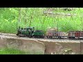 LGB Akku/RC BKB Echtdampf Gartenbahn - Teil 3 - Lok Riesa bringt Forstbetrieb Maschinen, Kohle, Holz